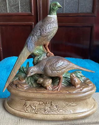Buy RARE Vintage Male & Female Pheasants & Chicks Mike's Ceramic Molds Hunting Dogs • 55.87£