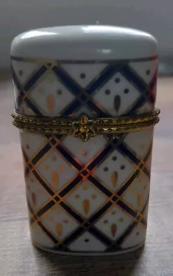 Buy Limoges Sevres Style Trinket/Pill Box • 15£