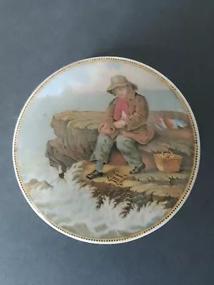 Buy Prattware Pot Lid 'the Fisher-boy' #341 • 19.99£