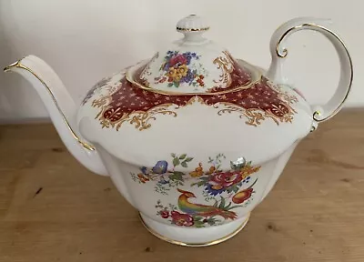 Buy Paragon Rockingham Red Teapot • 25£