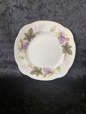 Buy Vintage Duchess Bone China Leave Design Double Handle Cake Plate Made In England • 18.32£