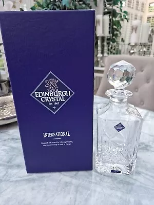 Buy Edinburgh Crystal Decanter - New And Unused In  Original Blue Presentation Box • 15£