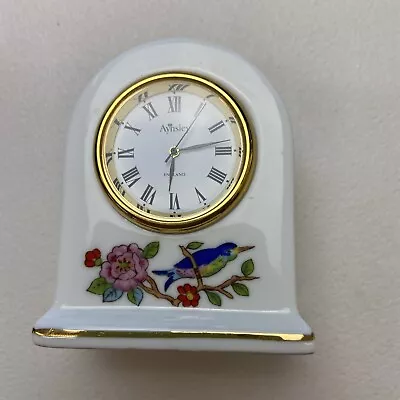 Buy Aynsley Pembroke Small Fine Bone China Clock Untested • 12.95£