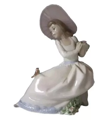 Buy NAO By Lladro Figurine The Nightingale's Song Excellent Condition H21cm X W16cm • 29.95£