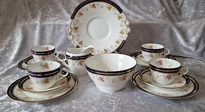 Buy Tuscan China England 15 Pcs Tea Set, C.1907. Extremely Rare Find  • 190£