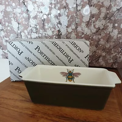 Buy Portmeirion Botanic Garden Harmony Small Forest Green Loaf And Pie Dish • 10£