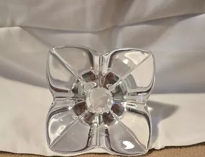 Buy Orrefors Sweden Flower Crystal Glass Candle Holder • 16.77£