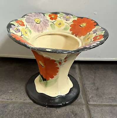 Buy Large Floral Ceramic Vase By Kensington Ware Pottery.  • 5£
