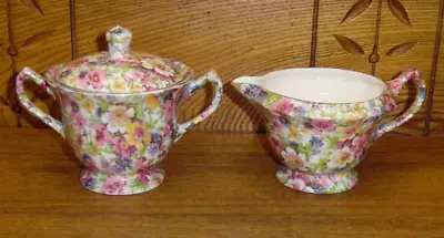 Buy James Kent England Floral Chintz Creamer & Sugar Set - Dubarry • 83.86£