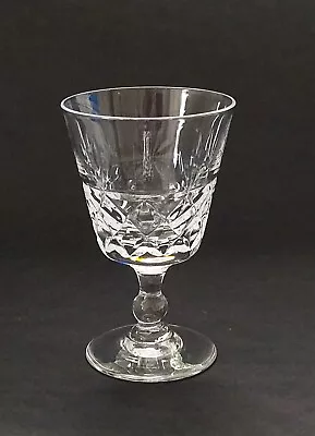 Buy Discontinued Royal Brierley Bruce Pattern Wine Glass Cut Lead Crystal  4 1/8  • 5.95£