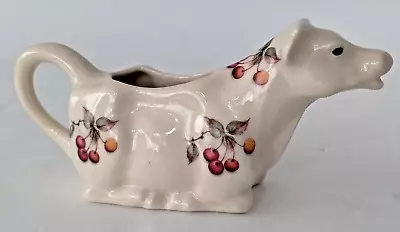 Buy Betws-y-Coed Ceramic Cow Creamer Milk Jug With Cherry Pattern. Novelty. VGC. • 18£