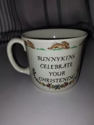 Buy ROYAL DOULTON Bunnykins Celebrate Your Christening Fine Bone China Mug • 7.50£
