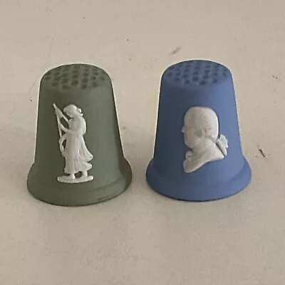 Buy Wedgwood England 2 Jasperware Thimbles • 6£