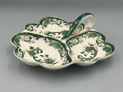 Buy Masons Ironstone Chartreuse - Handled Trefoil Dish. • 64.99£