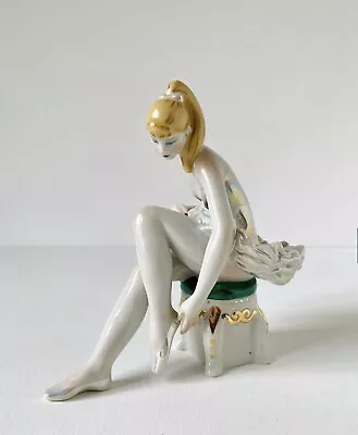 Buy USSR Porcelain Ballerina Lenochka Figurine By Oksana Zhnikrup • 130£