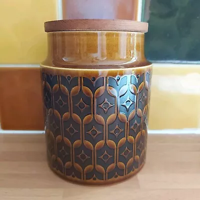 Buy Hornsea Pottery Brown Heirloom Storage Jar Canister With Lid 15cm Blank Vintage • 19.99£
