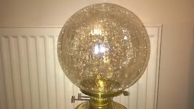 Buy Crackle Clear Glass Globe Light Shade • 15.99£