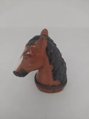 Buy Odd Box Ceramic Horses Head  Trinket/pill Box • 4.99£