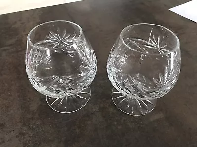 Buy A Pair Of Edinburgh Crystal Brandy Glasses 4” Tall • 0.99£