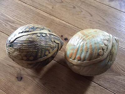 Buy Rare Vintage 1970s Geoff Cox 2 X Dragon Eggs Studio Pottery Cumbria • 165£