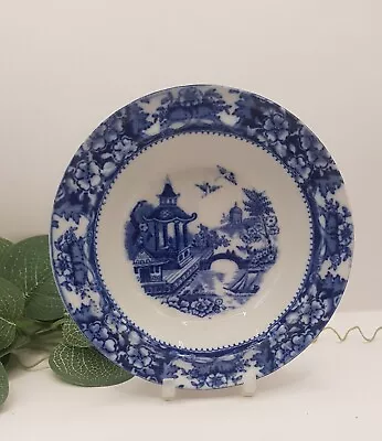 Buy Antique C1930s Oriental Blue Willow Olde Alton Ware Bowls • 18£