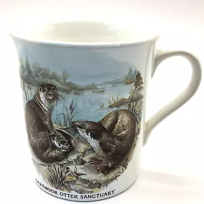 Buy Dartmoor Devon  Otter Sanctuary Cream Pottery Tea Coffee Mug VINTAGE • 8£