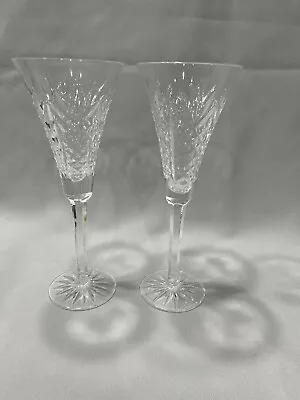 Buy 2pc Waterford Tyrone Toasting Flutes, 8.6”, Made In USA, A2096 • 55.92£