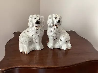 Buy Vintage Beswick Stafford Mantle Wally Dogs X2 King Charles Spaniels 5.5” 1378-6 • 25£