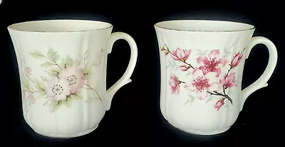 Buy 2 Vintage Duchess Fine Bone China Floral Mugs  • 27.96£