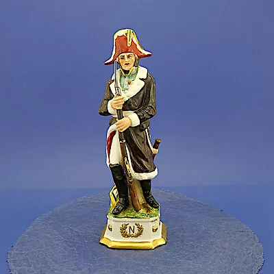 Buy Large Hand Painted Di Pietro Capodimonte Napoleonic Soldier Figurine - 29cm High • 29.99£