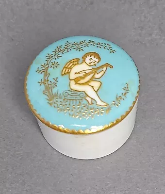 Buy Vintage Spode Miniature Fine Bone China Trinket  Box Cherubs Motif • 9£