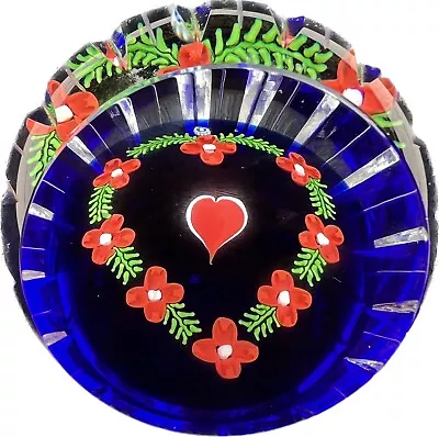 Buy Paperweight Caithness Whitefriars Valentino Rosette Fleming Coa Le 6/50 Signed • 463.06£