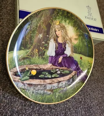 Buy Frog King Kaiser Porcelain Plate West Germany Neubader Classic Fairy Tales Decor • 14.99£
