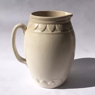 Buy Vintage Alfread Meakin Vase Jug Cream / Ivory Glaze Art Deco 1930s • 24£