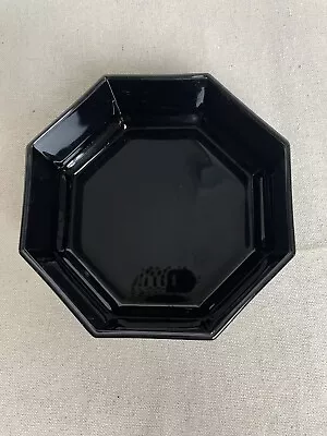 Buy French Black Glass Hectagon Replacement Bowl Arcoroc Vintage Soup/Cereal EUC • 7.46£