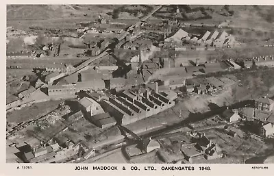 Buy R England Shropshire Old Postcard English J Maddock Industry 1948 Oakengates • 2.69£