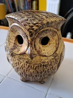 Buy Vintage /retro Pottery Owl Money Box By Peter John • 3£