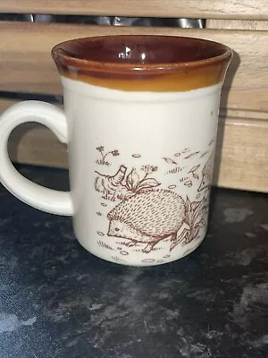 Buy Biltons Hedgehog Coffee Tea Mug Stoneware Cream And Brown • 6.99£