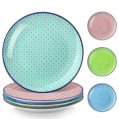 Buy Vancasso Dinner Plate 10.5inch Porcelain Set Of 4 Plates Set Large Big Plate • 21.59£