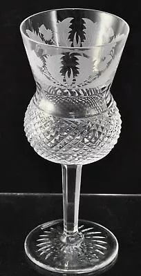 Buy Edinburgh Crystal Cut Thistle 6 3/8 Inch Hock Wine Goblet • 93.19£