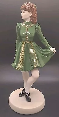 Buy Coalport Figurine  Irish Dancer  - Girl In Green Dress. Bone China. 8.5  • 105.99£