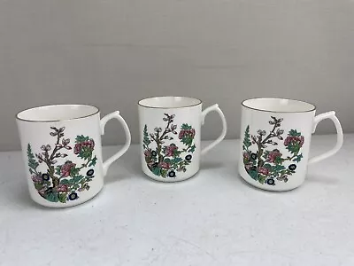 Buy 3 NANRICH POTTERY FLORAL MUGS-Jason Works-Fine Bone China Mugs 8.4 Cm H-VGC • 18£