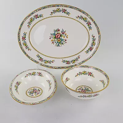 Buy Coalport Ming Rose, 2 X Serving Bowl + Large Platter • 40£