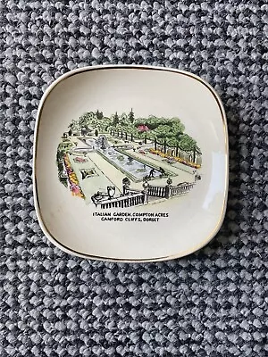 Buy Sandland Ware Ashtray Italian Garden Compton Acres Canford Cliffs Dorset VGC • 10£