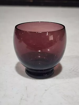 Buy 1- Cambridge Glass Amethyst Ball 2 OZ Shot Glass # 3400 • 13.93£