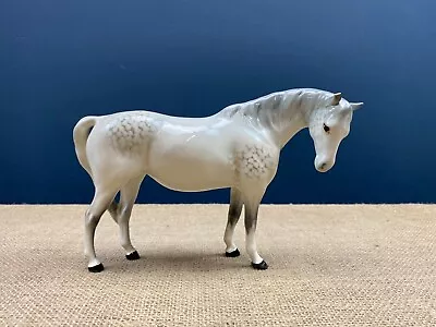 Buy Rare Vintage Beswick Pottery Mare Facing Right Head Down Dapple Grey Horse-a/f • 20£