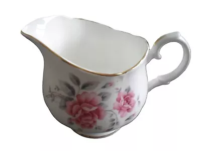 Buy Vintage Duchess Bone China Milk Cream Jug Pink Rose 1960's / 70's • 4.95£