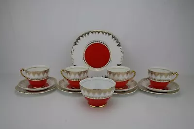 Buy Vintage(1950s)Leonard St/Burslem 14 Piece Tea & Cake Service, Very Rare & Unique • 77£