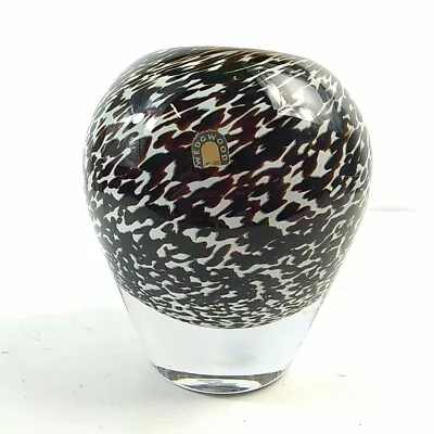 Buy Wedgwood Art Glass Speckled Marbled Small Vase Stennett Wilson Animal • 15.95£