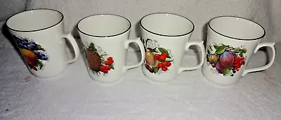 Buy Duchess Set Of 4 Mugs Fruit Design • 12£